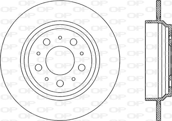 OPEN PARTS Тормозной диск BDR1963.10